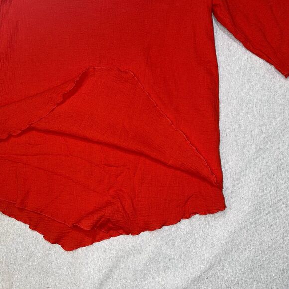 Soft Surroundings | Siesta Key Tunic in Fiery Red | Large - Picture 5 of 8